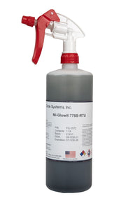 Circle Systems Mi-Glow, 778s-RTU Fluorescent Magnetic Particle,  Quart Bottles with Trigger Sprayers