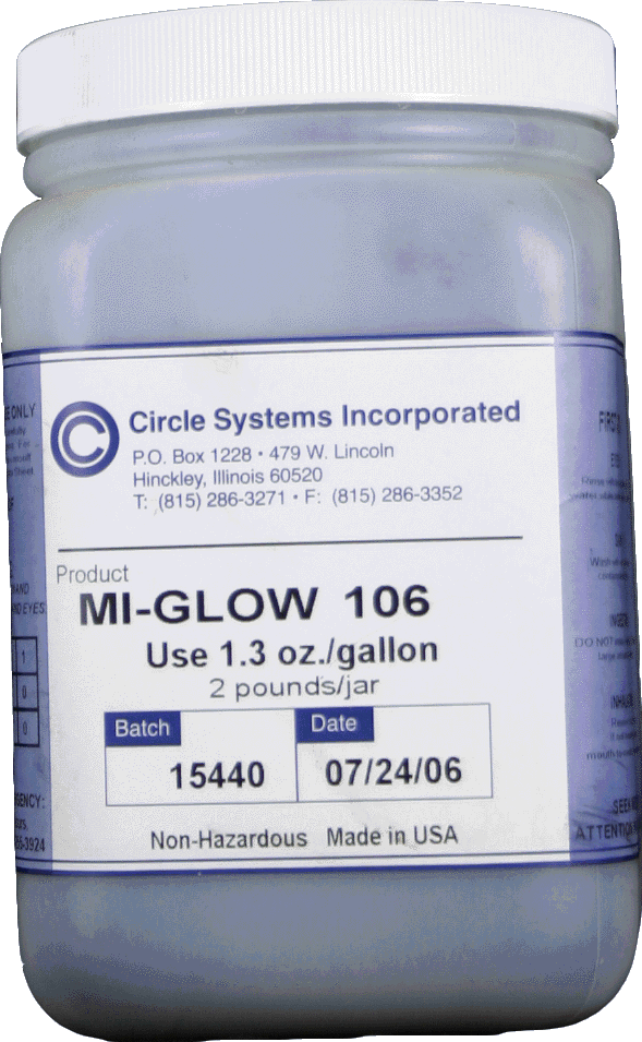 Circle Systems, Mi-Glow 106 <br>Non-Fluorescent Magnetic Powder
